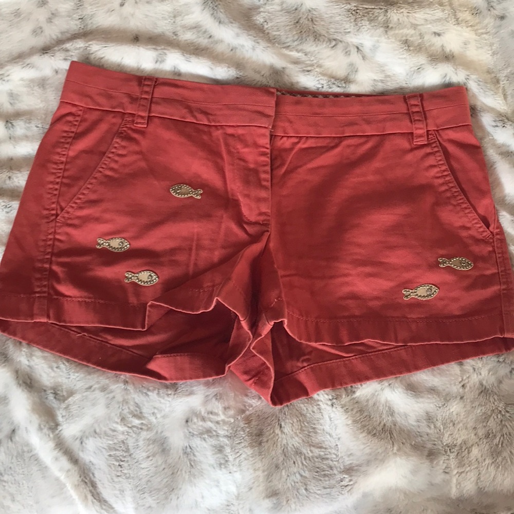 Jcrew Salmon shorts size 8